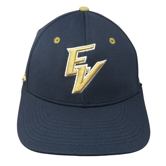 FV Vipers Fitted Baseball Cap Blue M Embroidered Vented Holes Lightweight Pukka - Picture 1 of 11